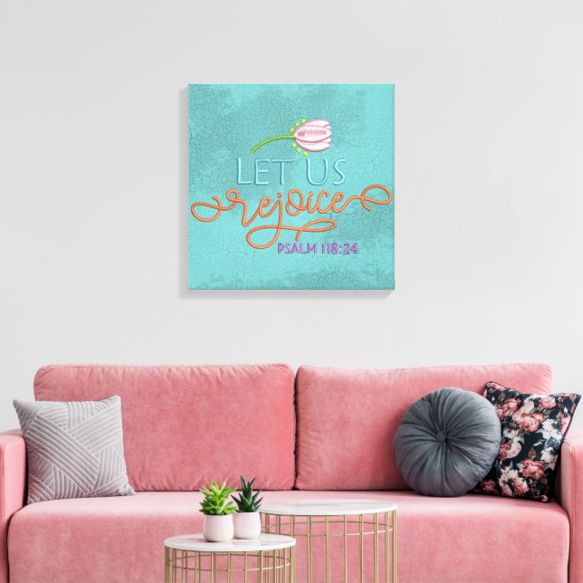 Rejoice- Canvas (Gloss) Print (Insitu(LivingRoom))