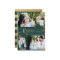 Rejoice | Collage Christmas Card | Faux Foil Green