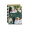 Rejoice | Collage Christmas Card | Faux Foil Green