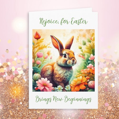 Rejoice for Easter Brings New Beginnings  Card