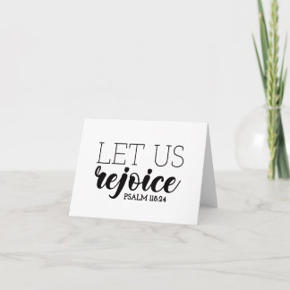 Rejoice Gospel Graphics Scripture Art Christian Card