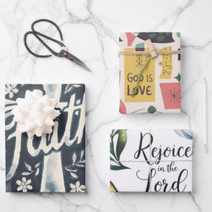 Rejoice in God's Love: Dove of Grace Wrapping Paper Sheets