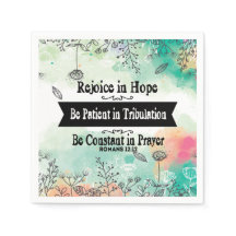Rejoice in Hope Cocktail Napkins