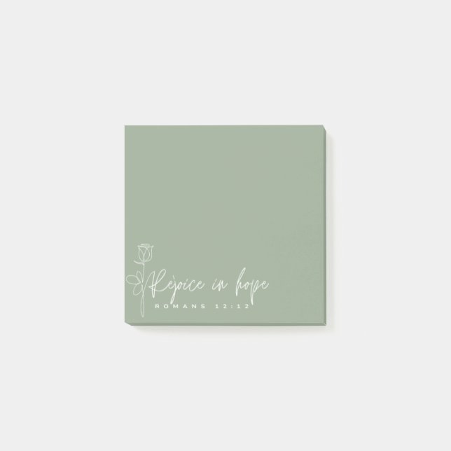Rejoice in hope Notes (Front)