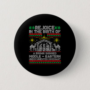 Rejoice In The Birth Of A Brown Skinned Middle Eas Button