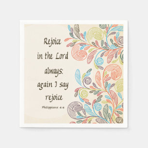 Rejoice in the Lord Napkins