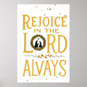 Rejoice In The Lord Seasonal Wall Art