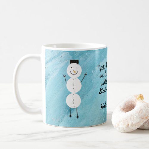 Rejoice in the Lord Snowman Mug