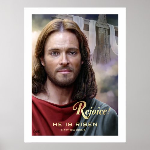 Rejoice Jesus is Risen by Carlos Maraz Art Print