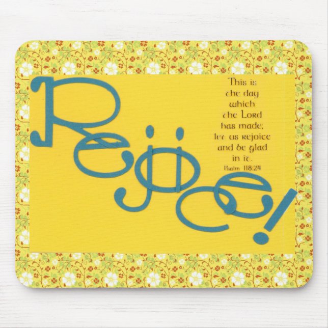 Rejoice! Mousepad (Front)