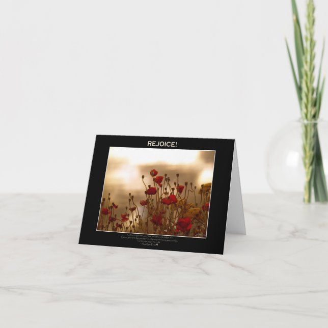 REJOICE ~ Note Cards (Front)