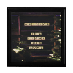 Rejoice The Light Has Come Isaiah 60 Bible Verse Gift Box