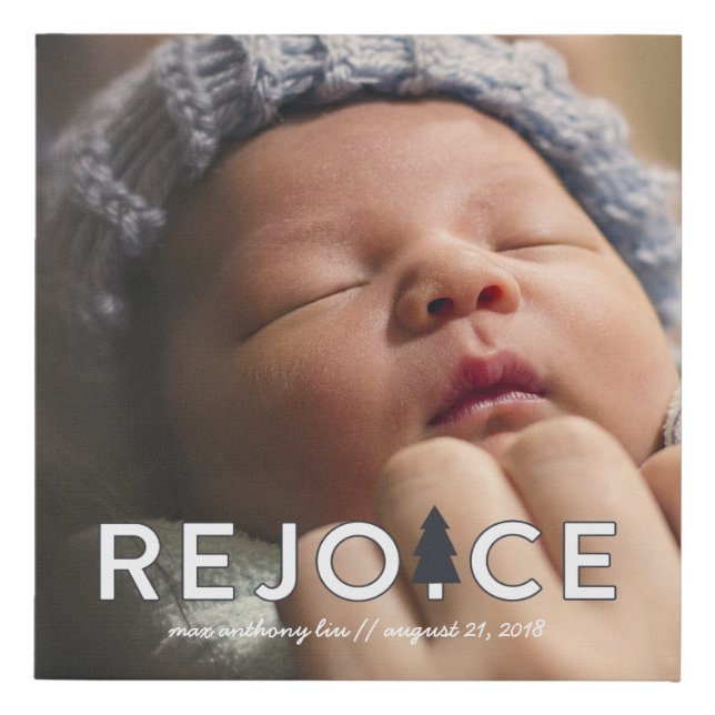 Rejoice Tree Personalized Canvas (Front)