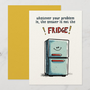 Relatable Diet Fridge Meme for Serial Snackers Invitation