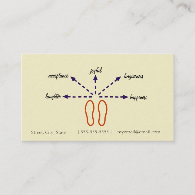 Relationship Counselor Business Card (Front)