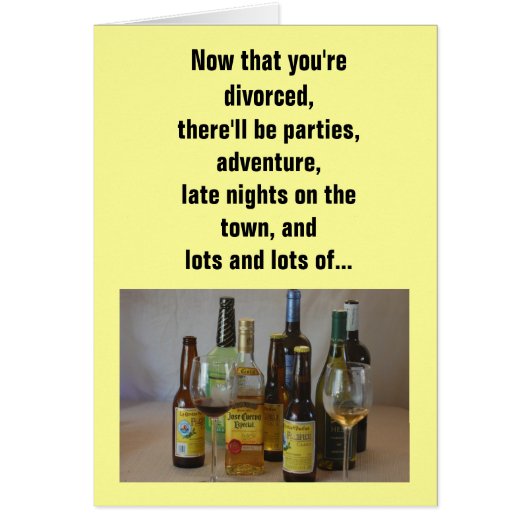 Relationship/Dating - Now that you're divorced... (Front)