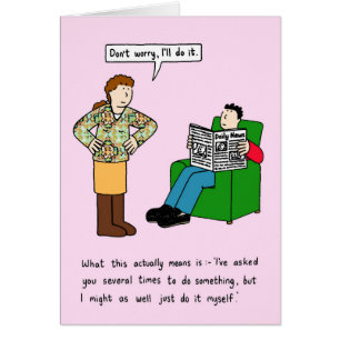 Relationship Humor Cartoon Cards
