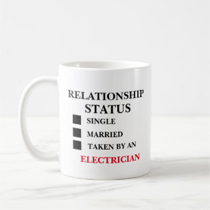 Relationship Status Electrician Coffee Mug
