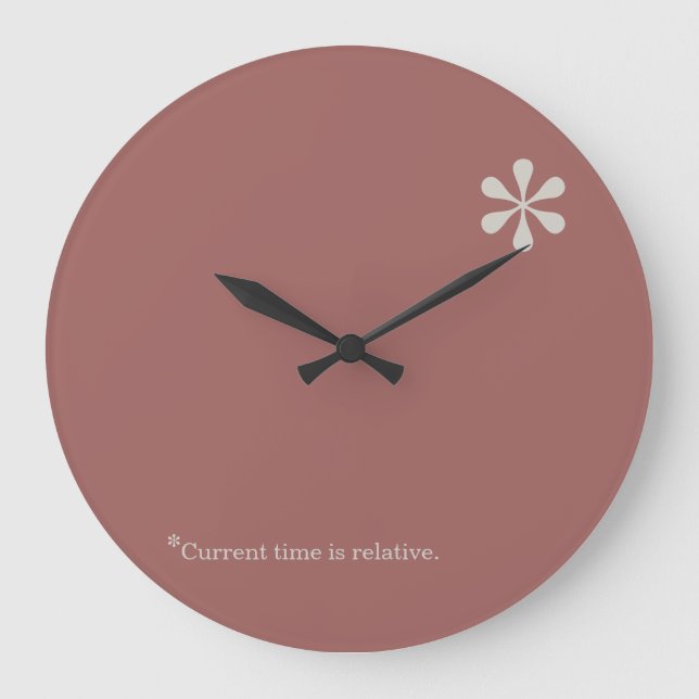 Relative Time Asterisk clock template (Front)