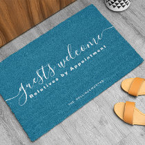 Relatives By Appointment | Funny Monogram Doormat