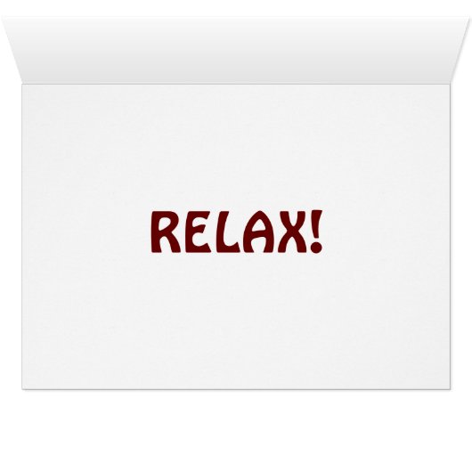 RELAX! (Inside Horizontal (Bottom))