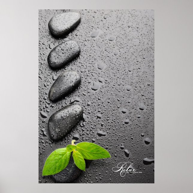 Relax and Enjoy your stay Poster (Front)
