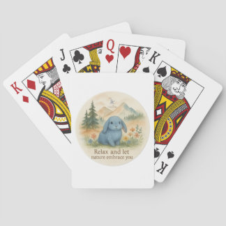 Relax and let the nature embrace you poker cards