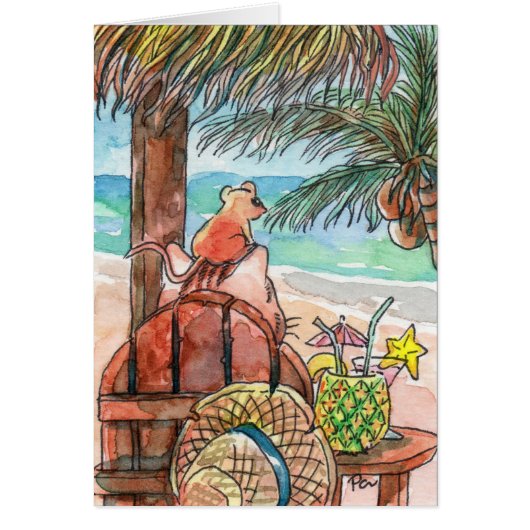 Relax at Beach Cards (Front)