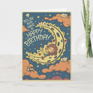 Relax Birthday Card