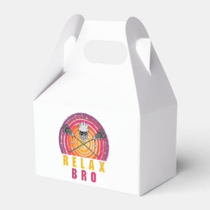 Relax Bro Lacrosse Favor Boxes