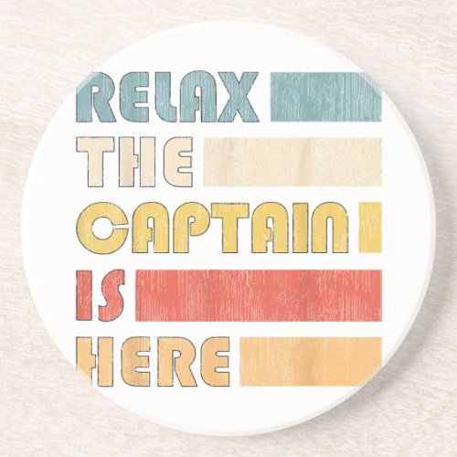 Relax Captain Skipper and Boat Captain Coaster