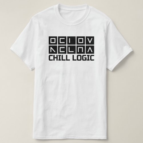 Relax chill logic White T_Shirt