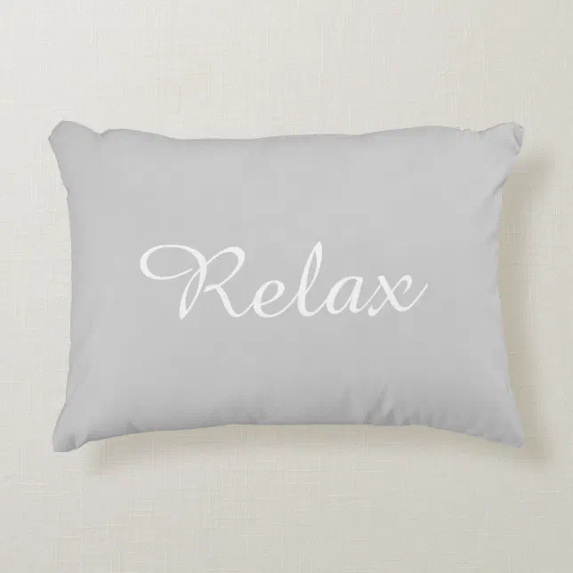 Relax Decorative Pillow Zazzle
