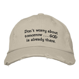 Relax...Don't worry. Embroidered Baseball Cap