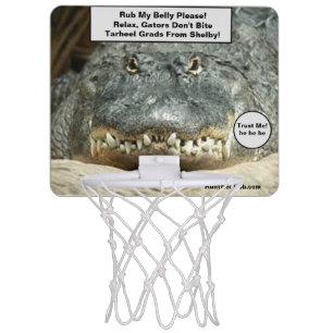 Relax, Gators Don't Bite Tarheel Grads From Shelby Mini Basketball Hoop