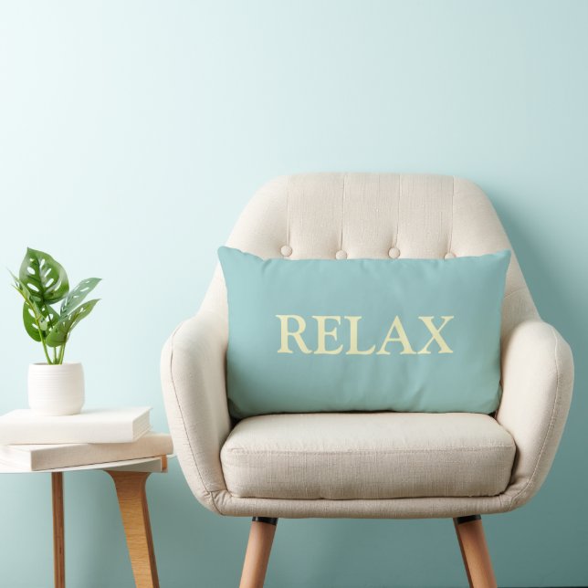 RELAX ~ good dreams Lumbar Pillow (Chair)