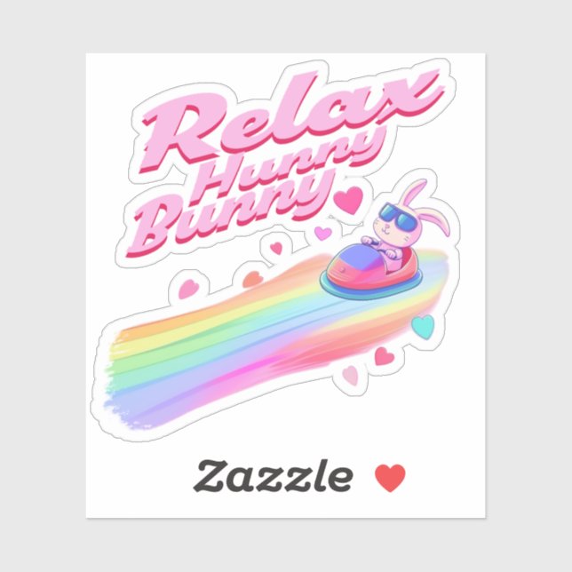 Relax Hunny Bunny Sticker (Sheet)