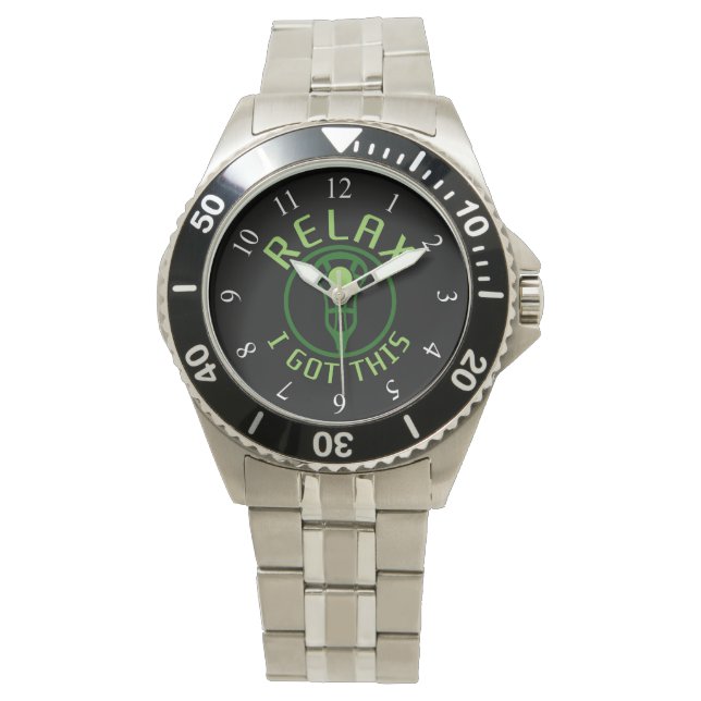 ReLAX I Got This Lacrosse Wrist Watch (Front)