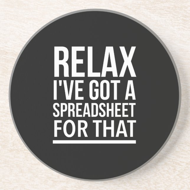 Relax I have got a spreadsheet for that Coaster (Front)
