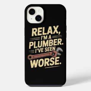 RElax I'm A Plumber - Plumber Funny iPhone 14 Plus Case