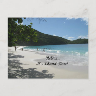 Relax...it's Island Time! Postcard