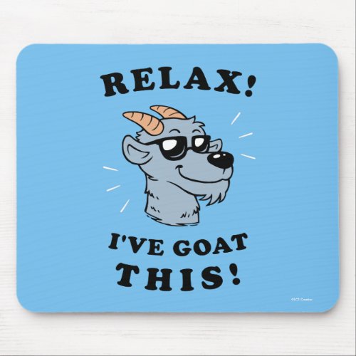 Relax Ive Goat This Mouse Pad