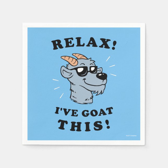 Relax! I've Goat This Napkins (Front)