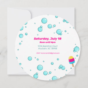 Relax Join Us for a Pool Party Customizable Invite