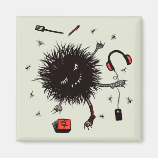 Relax Lazy Monster Cute Funny Magnet
