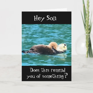 **RELAX LIKE HIM ON BIRTHDAY SON** CARD