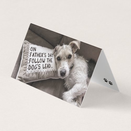 Relax Like the Dog Fathers Day Folded Cards