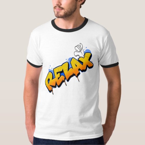 Relax Mens Basic Ringer T_Shirt