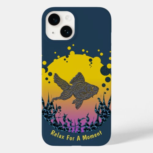 Relax Mind Fish Under The Sea Personalize Case_Mate iPhone 14 Case