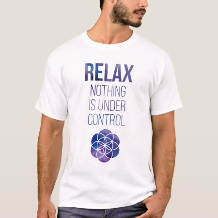Relax Mindfulness Buddha Quote T-shirt